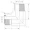 World Wide Fittings Male Flat Face O-Ring to Male Pipe 90 Deg. Elbow 4405X06X04 - alternate 2